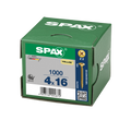 SPAX 4 x 16mm pozi countersunk Yellox woodscrew box of 1000