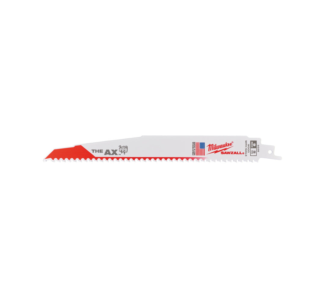 MILWAUKEE SAWZALL BLADES THE AX 230mm 48-00-5026 pack of 5