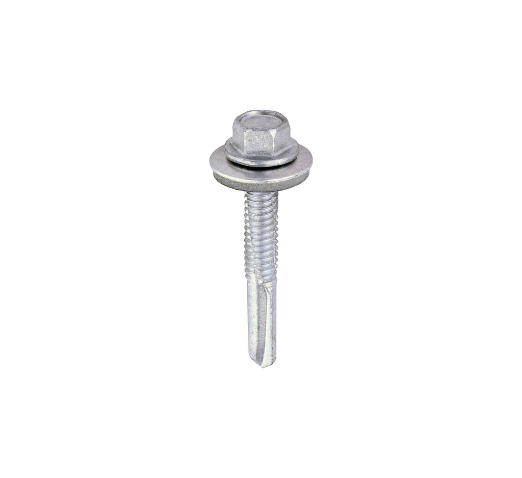 TIMCo H38W16 steel-to-steel hex drive construction screw box of 100 (QC1187)