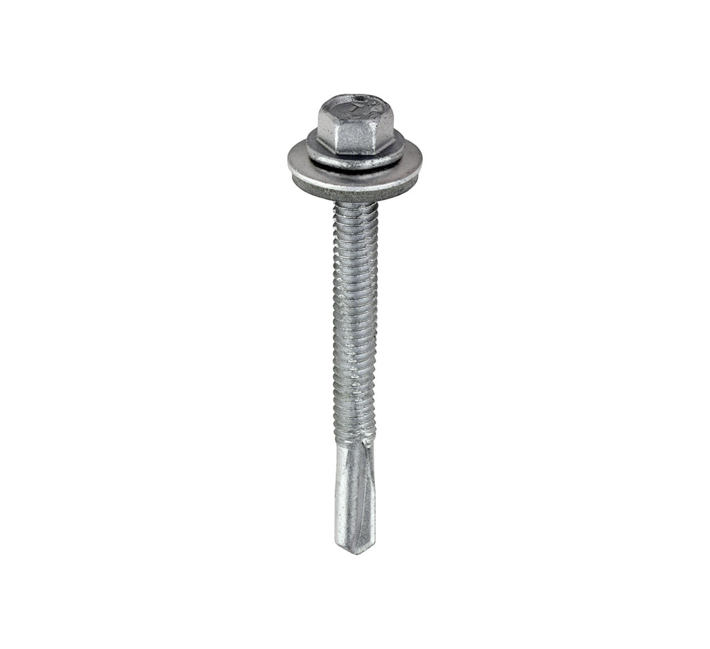 TIMCo H55W16 steel-to-steel hex drive construction screw box of 100 (QC1188)