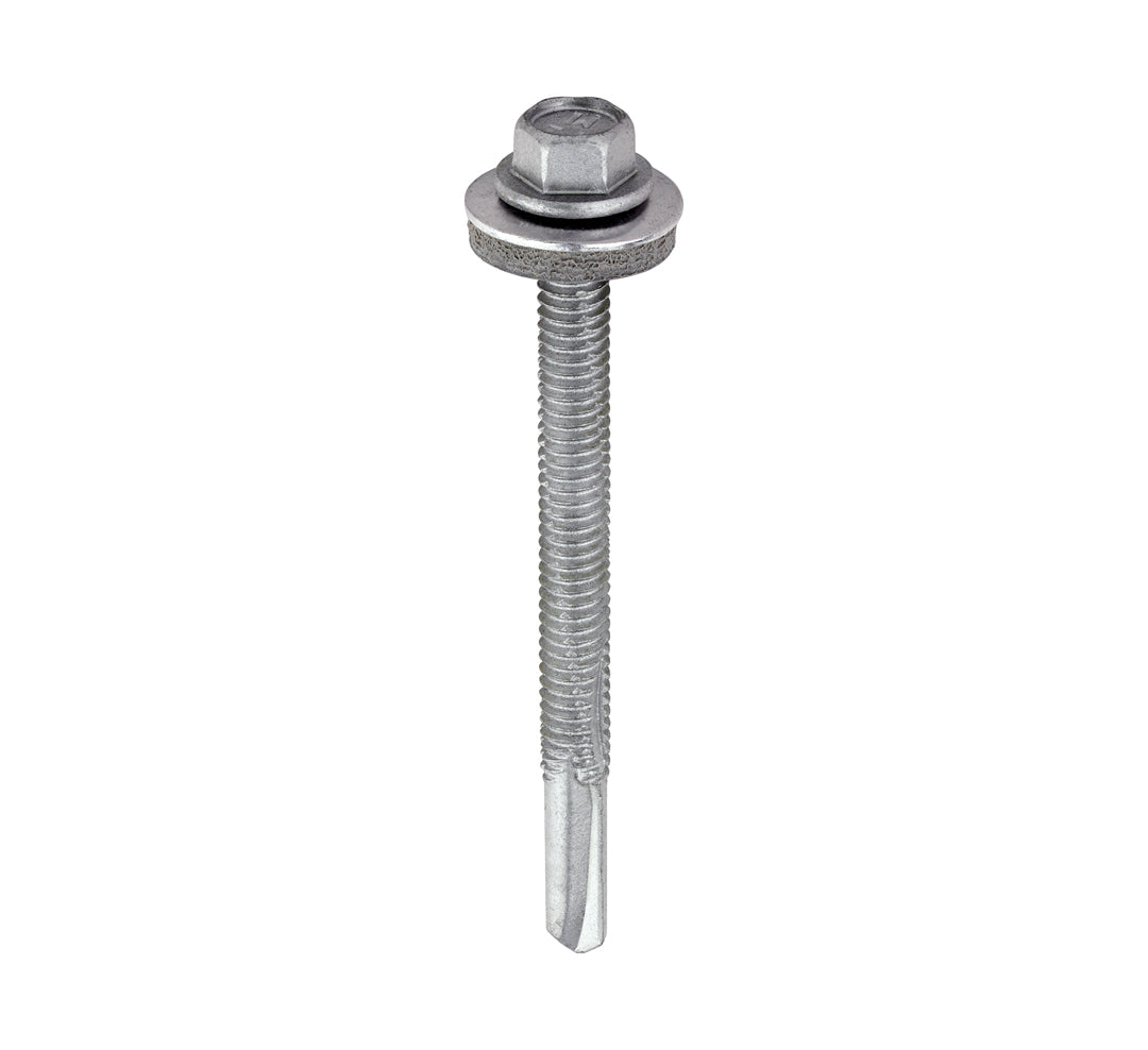 TIMCo H65W16 steel-to-steel hex drive construction screw box of 100 (QC1189)