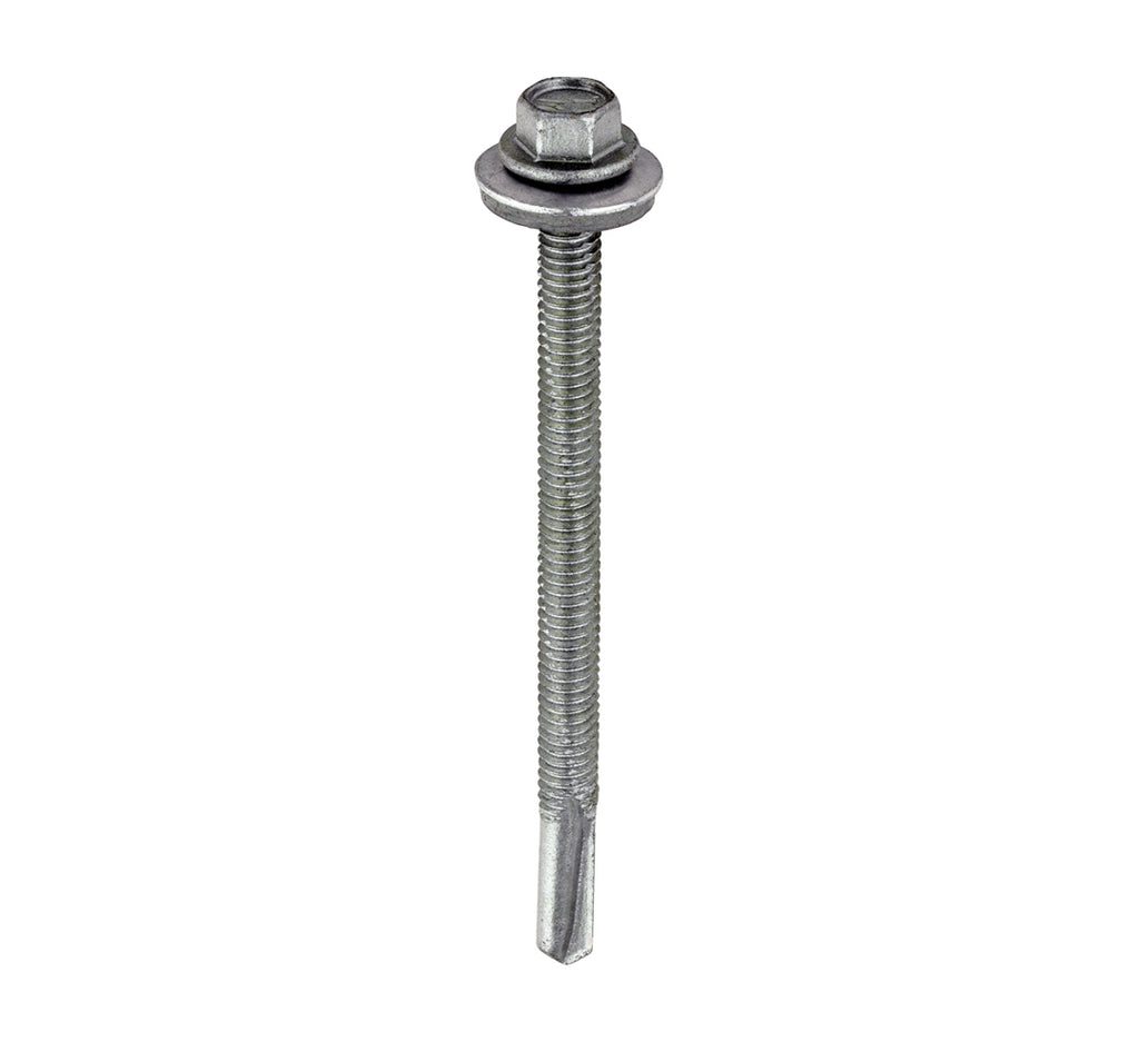 TIMCo H80W16 steel-to-steel hex drive construction screw box of 100 (QC1190)
