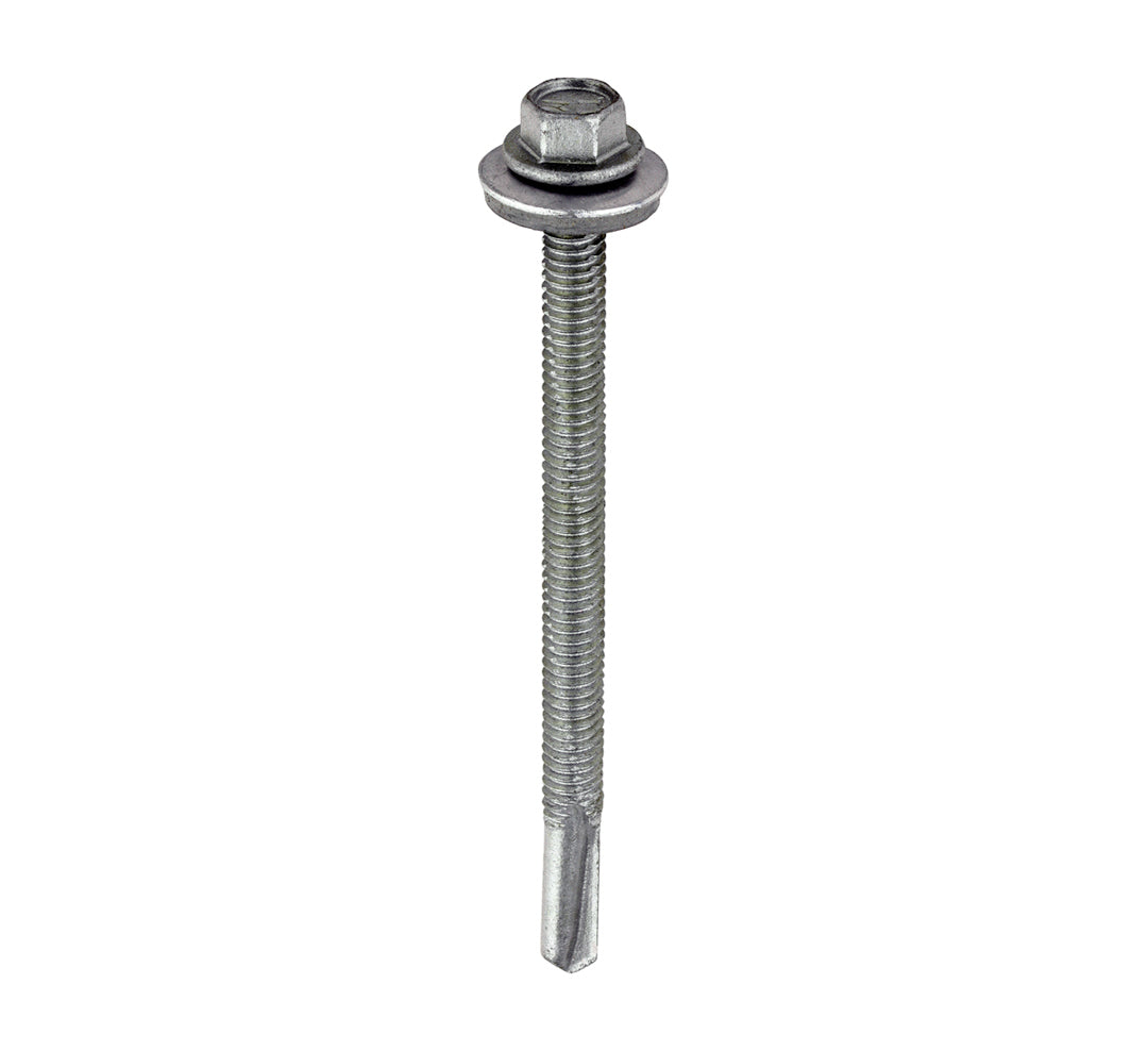 TIMCo H80W16 steel-to-steel hex drive construction screw box of 100 (QC1190)