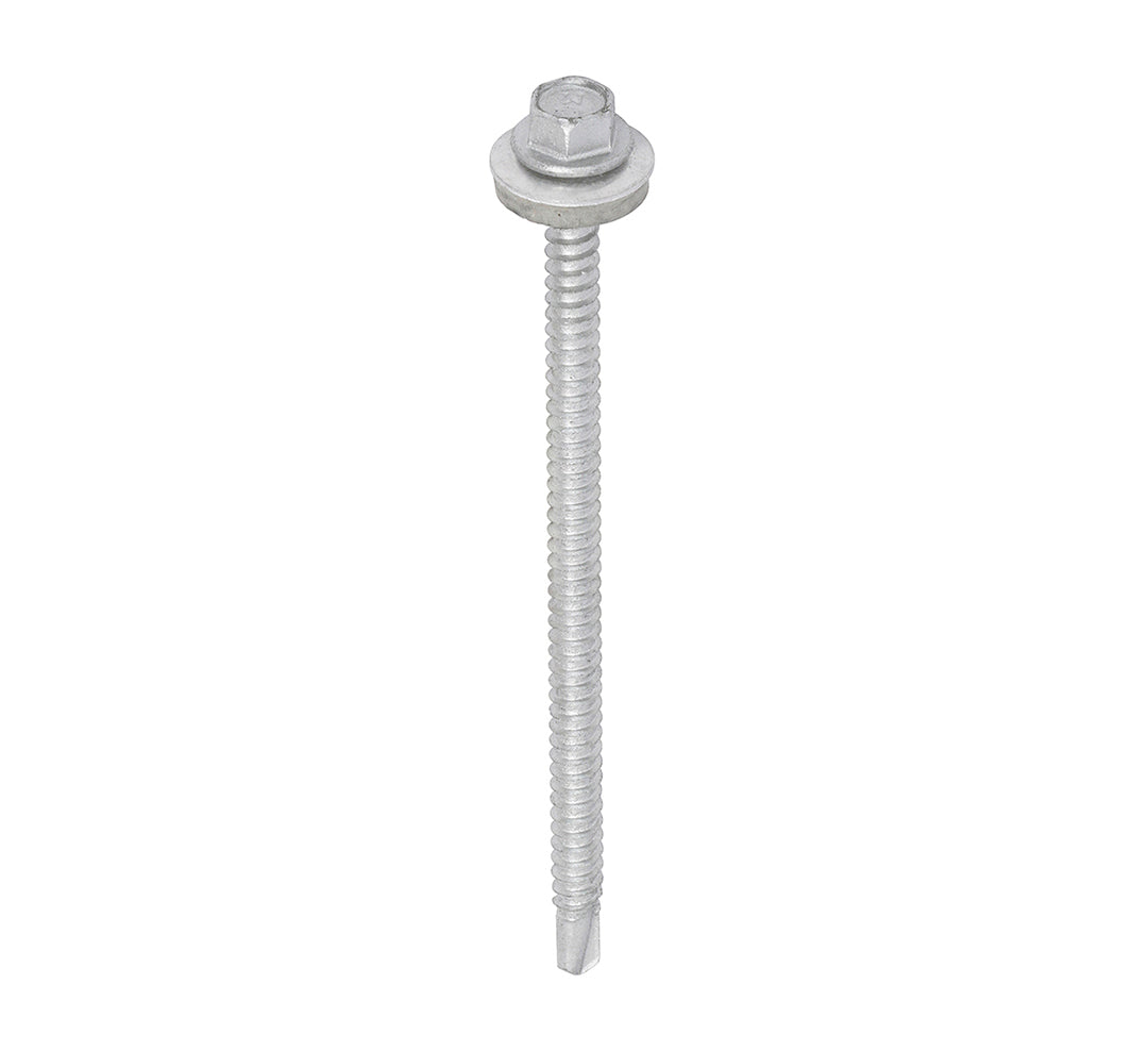 TIMCo L100W16 steel-to-steel hex drive construction screw box of 100 (QC1186)