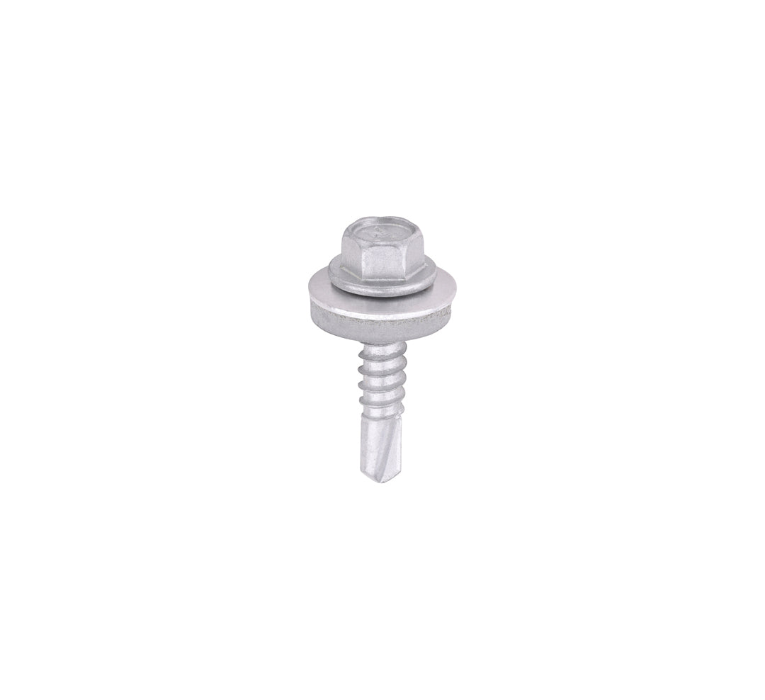 TIMCo L25W16 steel-to-steel hex drive construction screw box of 100 (QC1181)