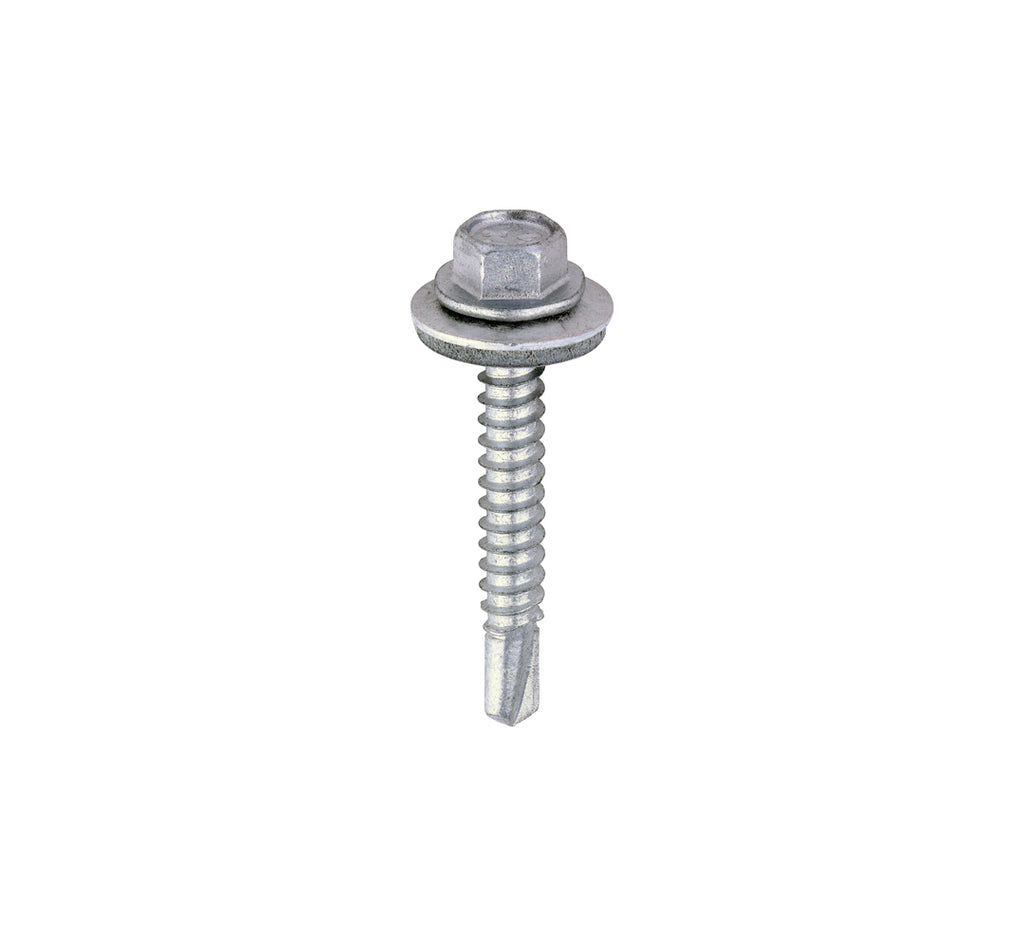 TIMCo L38W16 steel-to-steel hex drive construction screw box of 100 (QC1183)