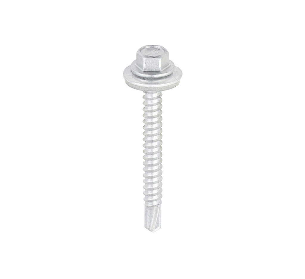 TIMCo L50W16 steel-to-steel hex drive construction screw box of 100 (QC1184)