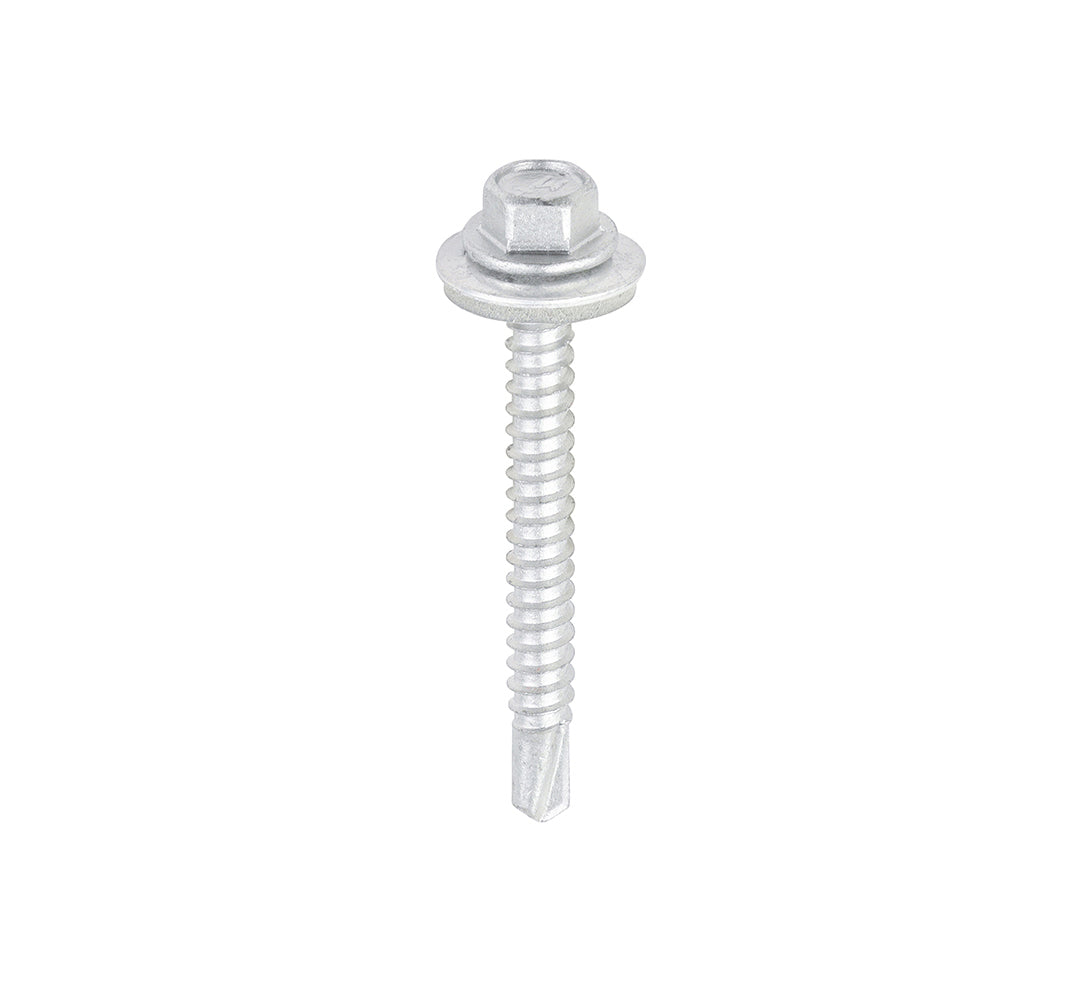 TIMCo L50W16 steel-to-steel hex drive construction screw box of 100 (QC1184)
