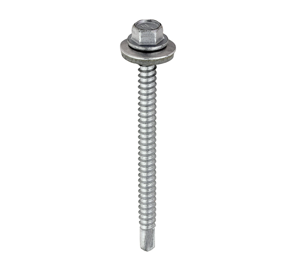 TIMCo L70W16 steel-to-steel hex drive construction screw box of 100 (QC1185)