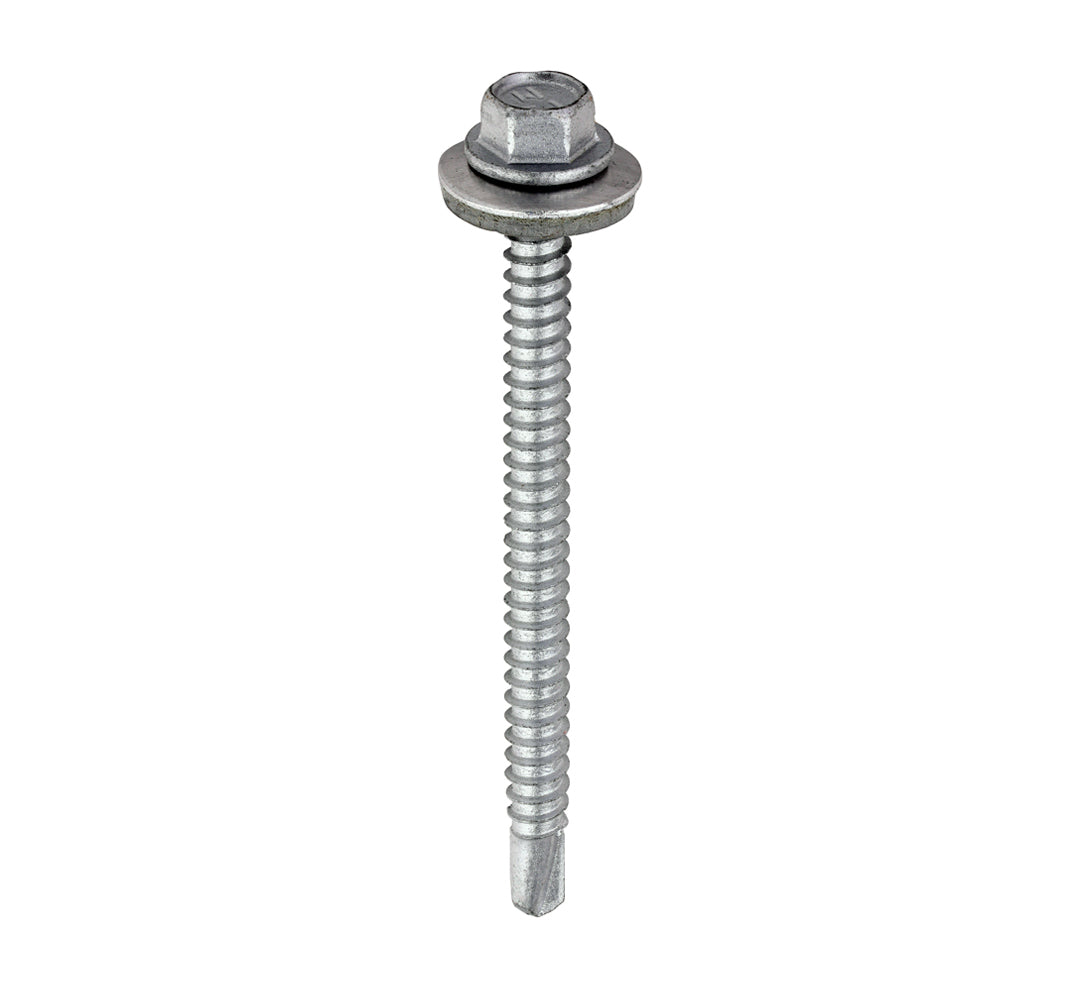 TIMCo L70W16 steel-to-steel hex drive construction screw box of 100 (QC1185)
