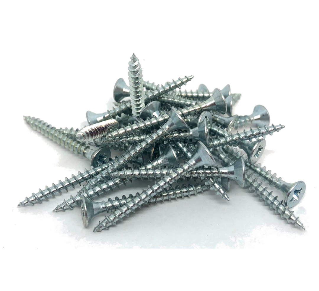 FRIULSIDER 5 x 30mm VBU screw white zinc box of 500 (QC1080)