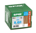 SPAX-D 5 x 60mm stainless decking screw box of 100