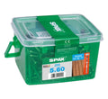 SPAX-D 5 x 60mm stainless decking screw tub of 200