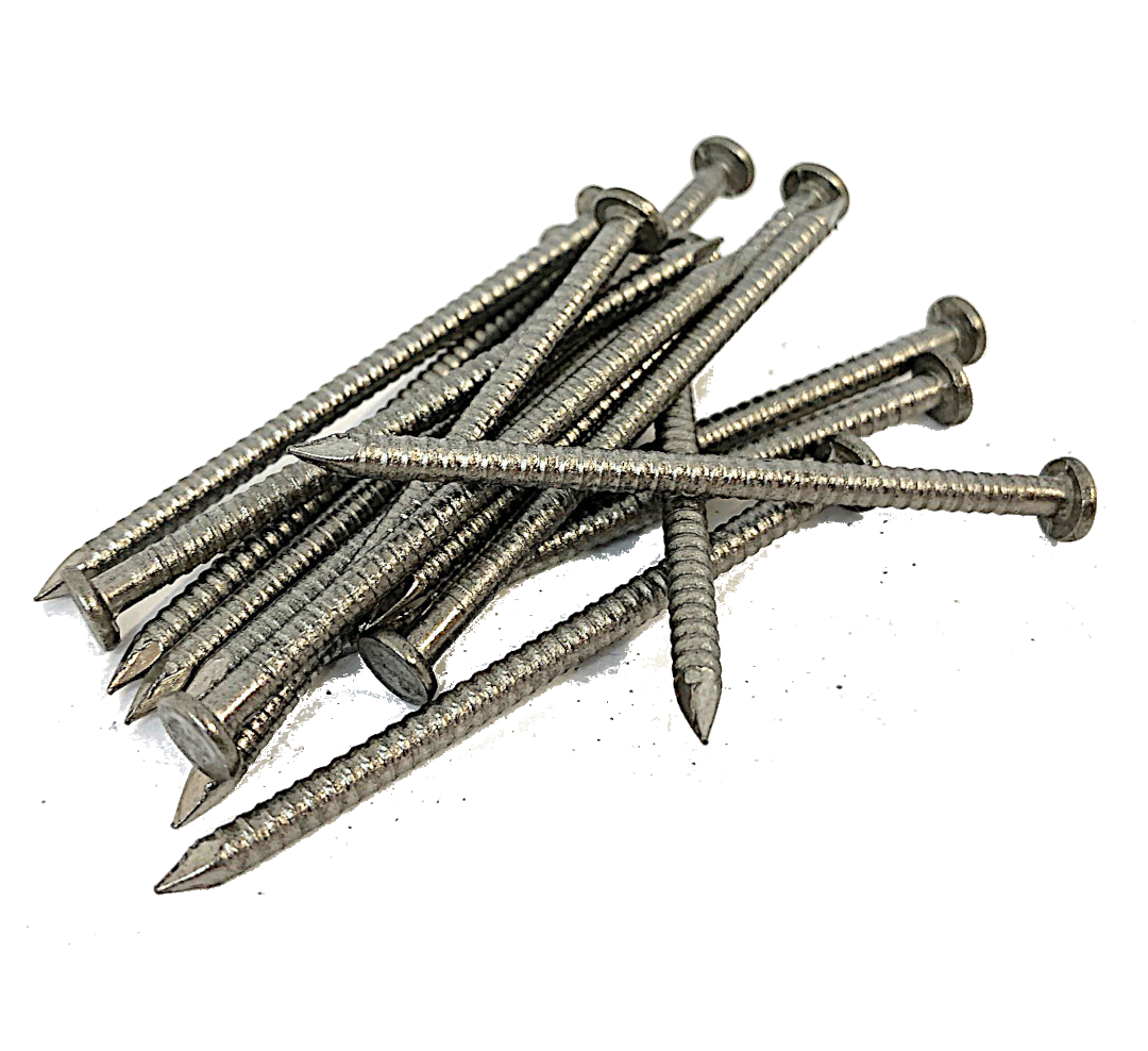 50 x 2.65mm annular ring shank nail stainless steel kg (QC1397)