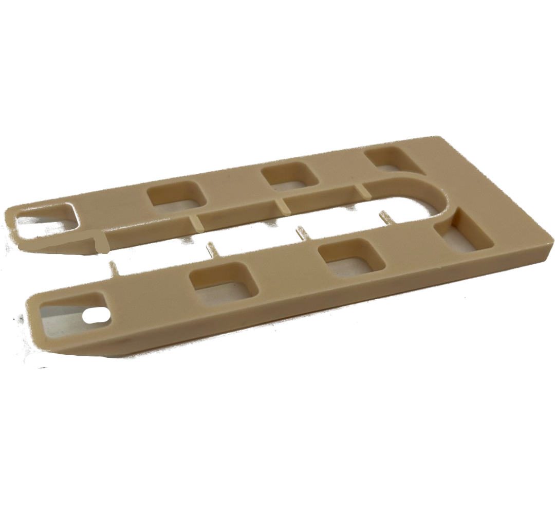 5mm 100 x 50mm brown plastic shim bag of 100 (QC1525)