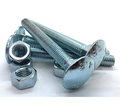 M10 x 200 cup square hex bolt and nut zinc box of 10 (QC1255)