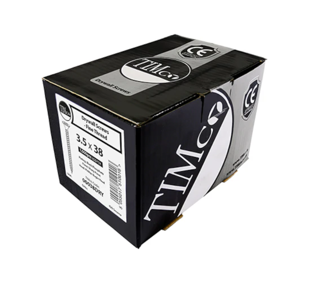 TIMCo DRYWALL SCREW 55mm bugle head zinc box of 500 (QC1215)