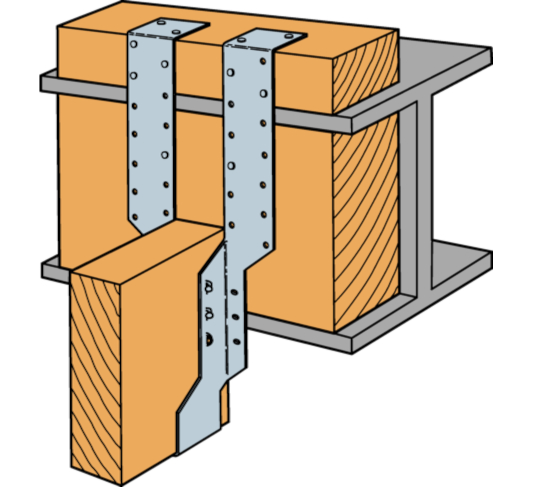 SIMPSON STRONG-TIE JHA450/137 Extended Leg Hanger (QC1476)