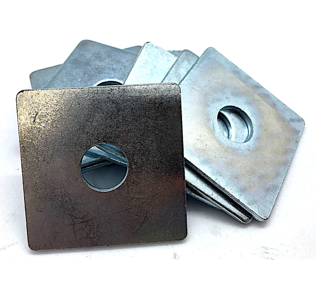 10 x 50mm square plate washer zinc plated box of 100 (QC1272)