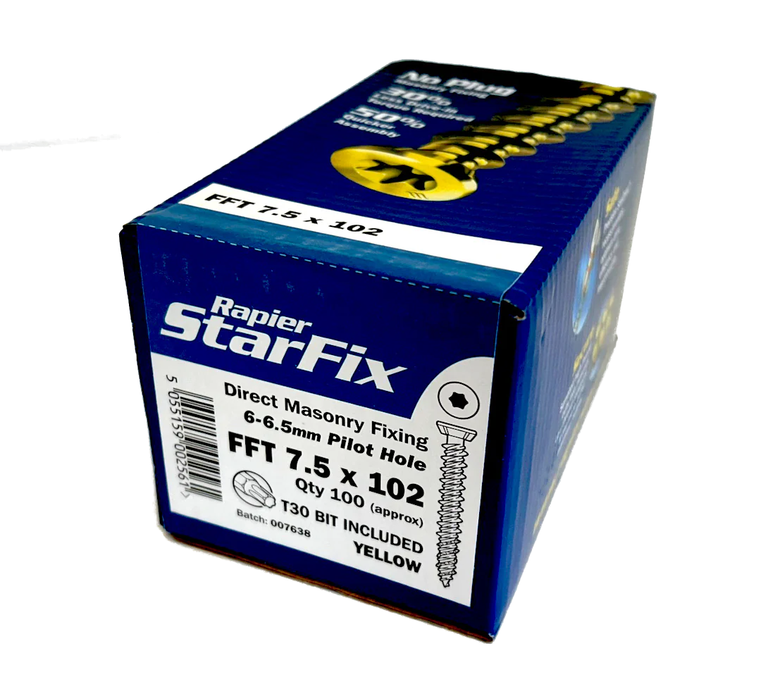 RAPIER STARFIX 152mm direct frame fixing box of 100 (QC1408)